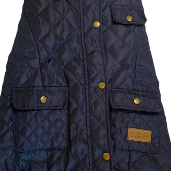 HP Pet Barn Coat | Insulated Puffer Jacket | Quilted | New | L | Navy Blue | Dog - Picture 7 of 17